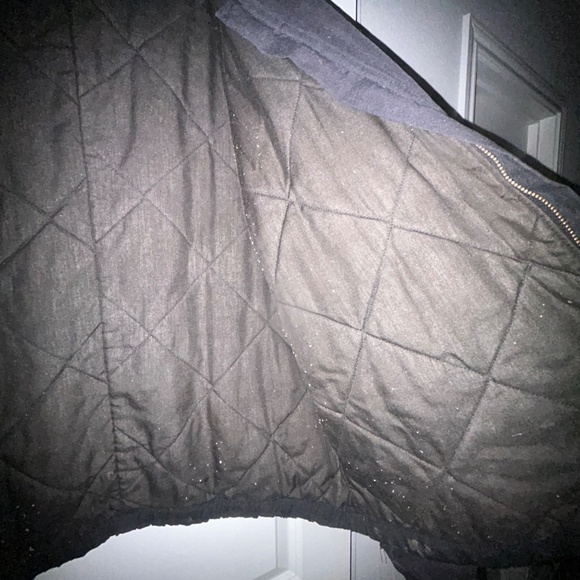 Black flame resistant winter zip up work wear extra large jacket - Picture 10 of 14